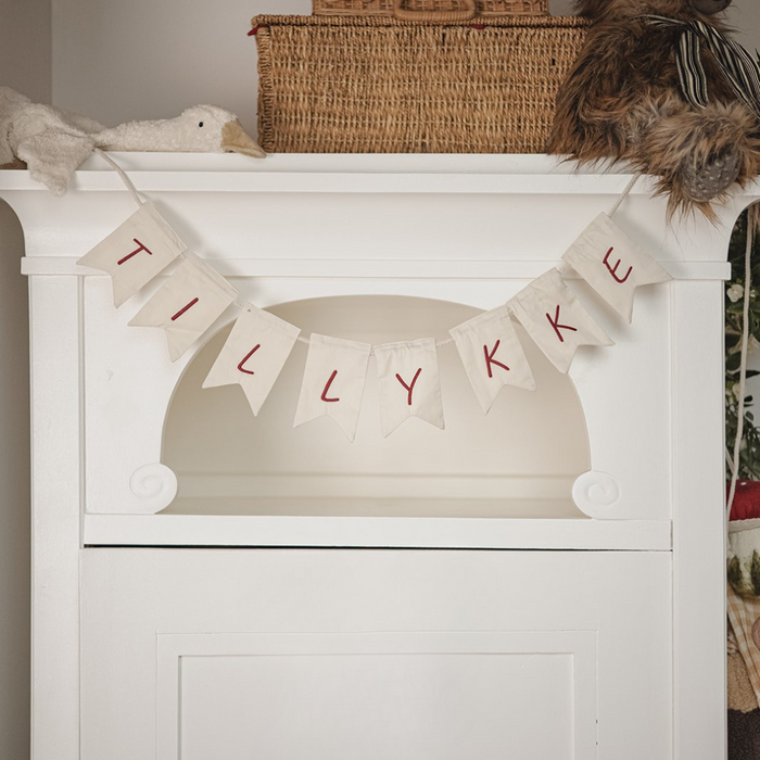 Flag Garland – TILLYKKE – 100% Organic Cotton