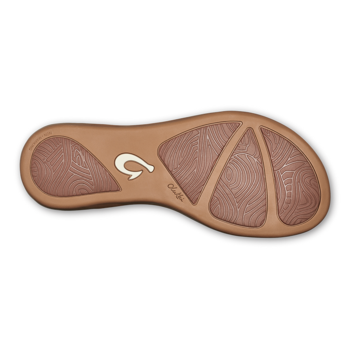 Olukai Womens Leather Sandal Tan