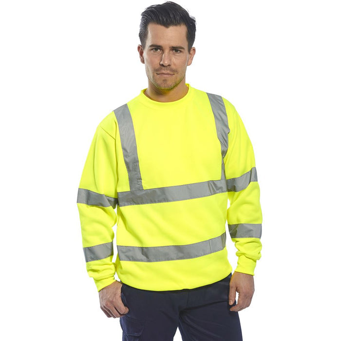 Portwest B303 Yellow Hi Vis Sweatshirt
