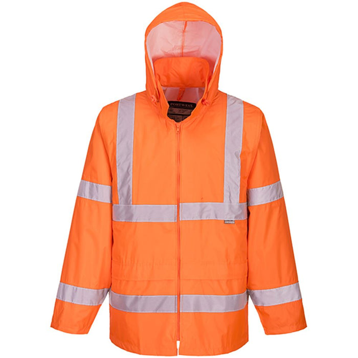 Portwest H440 Orange Hi Vis Waterproof Jacket