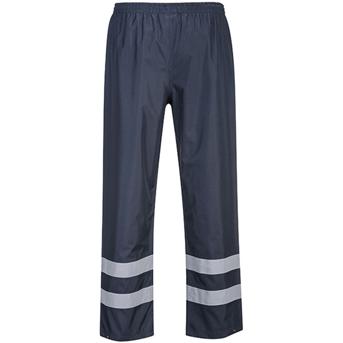 Portwest S481 Navy Iona Lite Reflective Waterproof Hi Vis Over Trouser