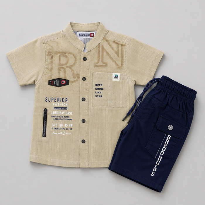 Superior Fashion Cargo Shorts Summer Set