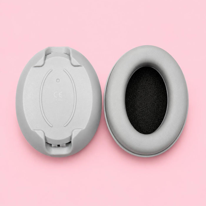 2-in-1 Baby Earmuffs – Grey | Adjustable Noise Reduction Headphones