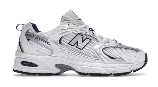 New Balance 530 White Silver Navy
