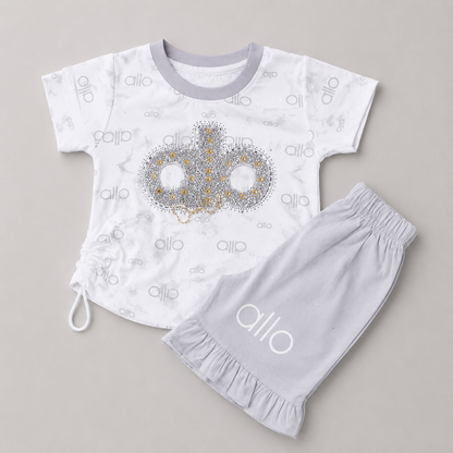 AB Girls Printed Summer Co-Ord Set