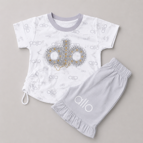 AB Girls Printed Summer Co-Ord Set