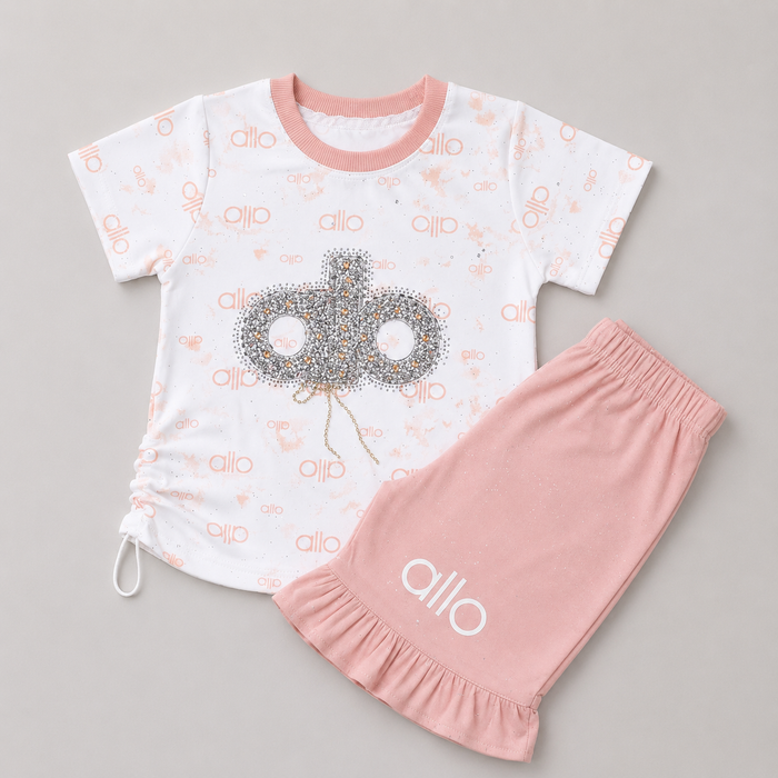 AB Girls Printed Summer Co-Ord Set