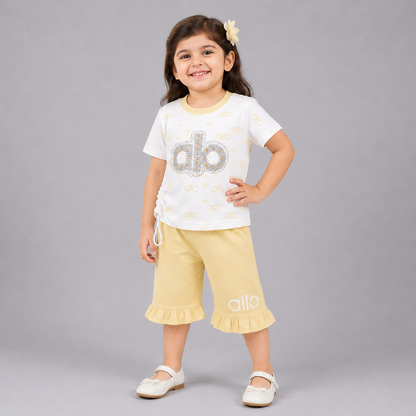 AB Girls Printed Summer Co-Ord Set