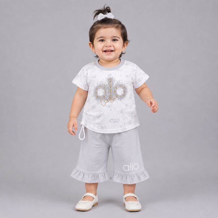 AB Girls Printed Summer Co-Ord Set