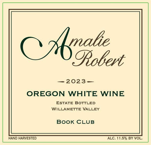 Amalie Robert Book Club White Willamette Valley 2023