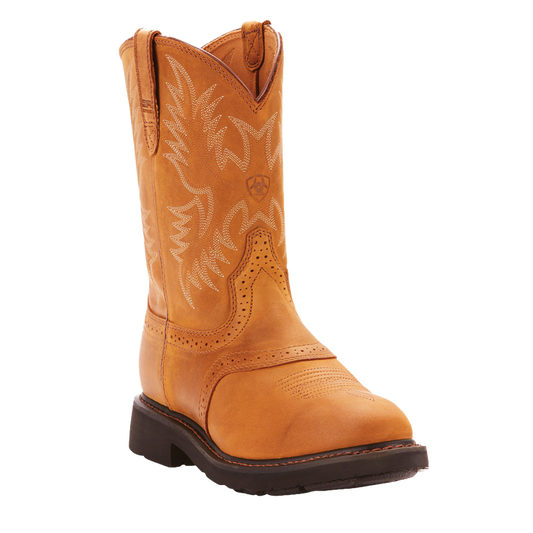 Ariat Mens Sierra Saddle Pull On Soft Toe Work Boot