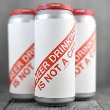Aslin Beer Drinking is not a crime double dry-hopped double IPA 16oz 4-pack