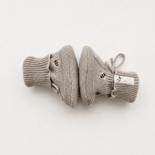 Baby Booties -  Honey Bee