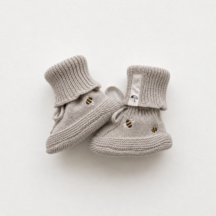 Baby Booties -  Honey Bee