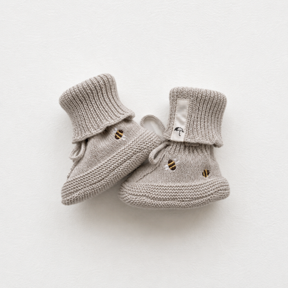 Baby Booties -  Honey Bee
