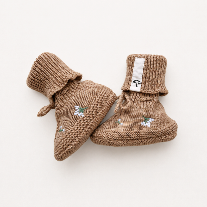 Baby Booties -  Sunbaked bloom