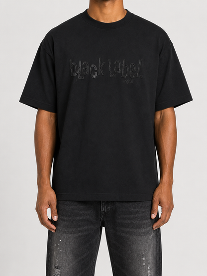 Black Label 'Original' T-Shirt In Black