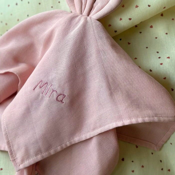 Cuddle Cloth - Snoppa - Blush  - With Embroidered Name