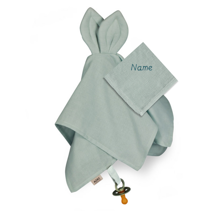 Cuddle Cloth - Snoppa - Dusty Green - With Embroidered Name