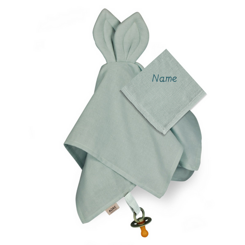 Cuddle Cloth - Snoppa - Dusty Green - With Embroidered Name