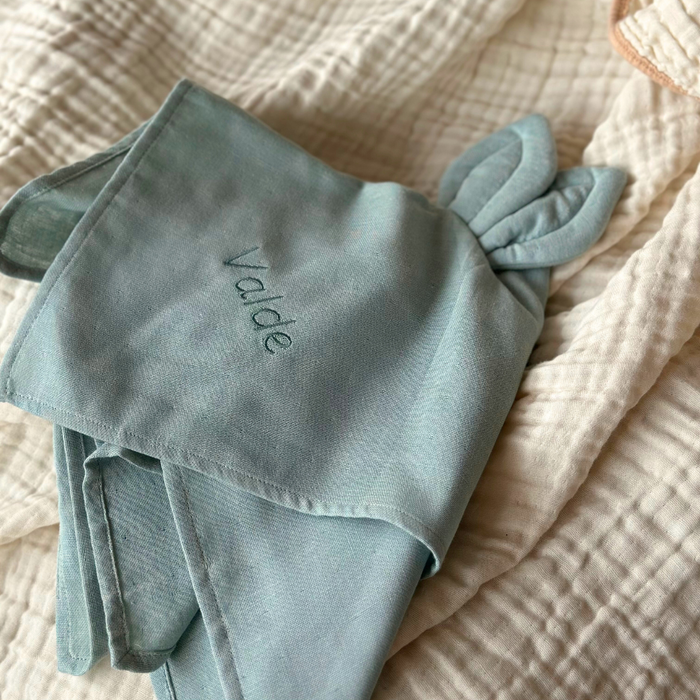 Cuddle Cloth - Snoppa - Dusty Green - With Embroidered Name