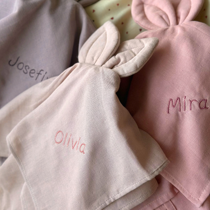 Cuddle Cloth - Snoppa - Mauve  With Embroidered Name