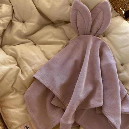Cuddle Cloth - Snoppa - Mauve  With Embroidered Name