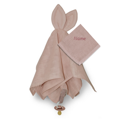 Cuddle Cloth - Snoppa - Misty Rose - With Embroidered Name