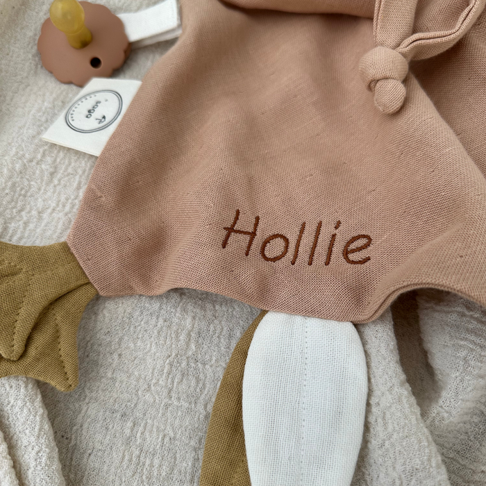 Cuddle Goose - Bliki - Clay - With Embroidered Name