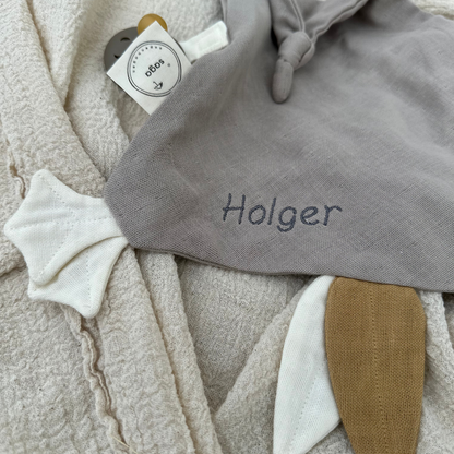 Cuddle Goose - Bliki - Dove - With Embroidered Name