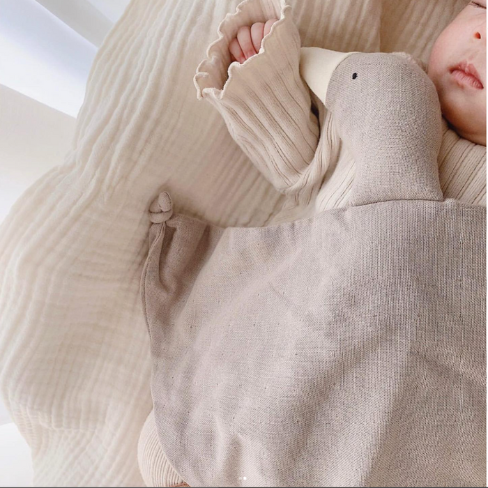 Cuddle Goose - Bliki - Dove - With Embroidered Name