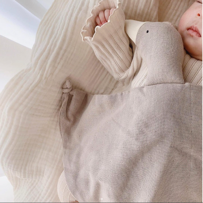 Cuddle Goose - Bliki - Dove - With Embroidered Name