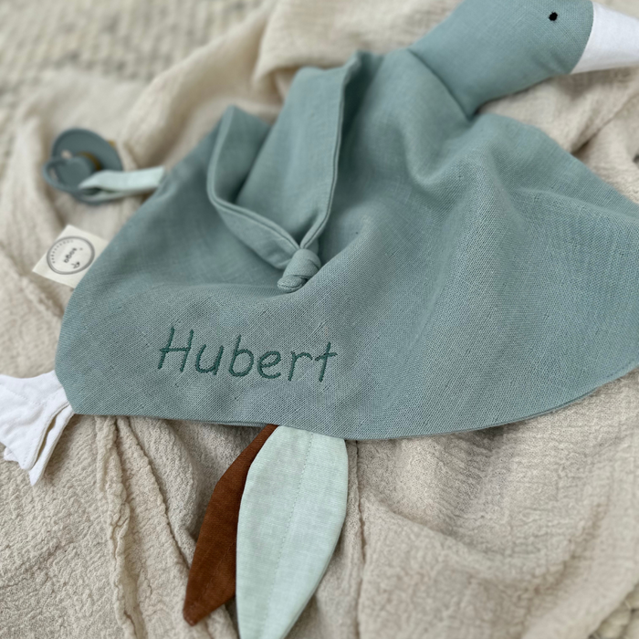 Cuddle Goose - Bliki - Dusty Green - With Embroidered Name