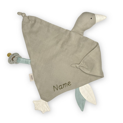 Cuddle Goose - Bliki - Green Tea - With Embroidered Name