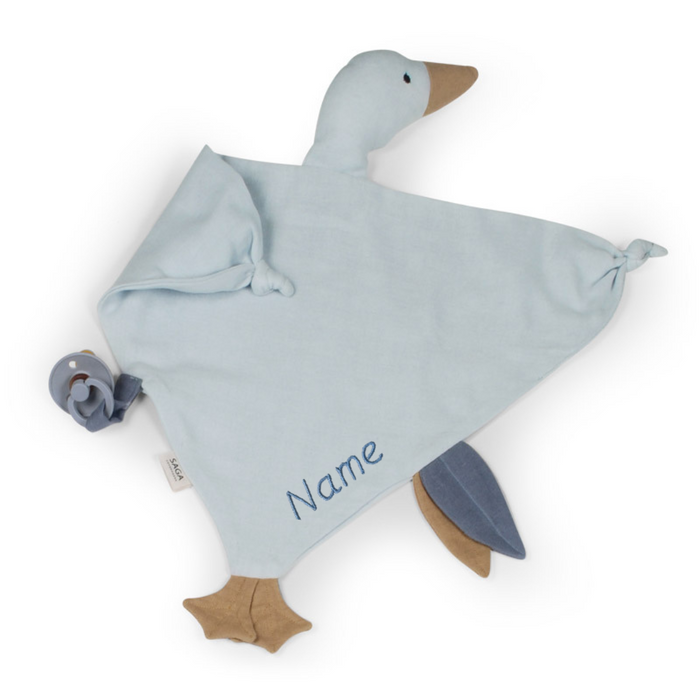 Cuddle Goose - Bliki - Ice Blue - With Embroidered Name