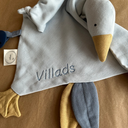 Cuddle Goose - Bliki - Ice Blue - With Embroidered Name