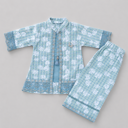 Elegant Embroidered Girls Eastern Set