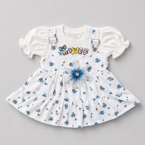 Elegant Girls Floral Layered Co-Ord Set
