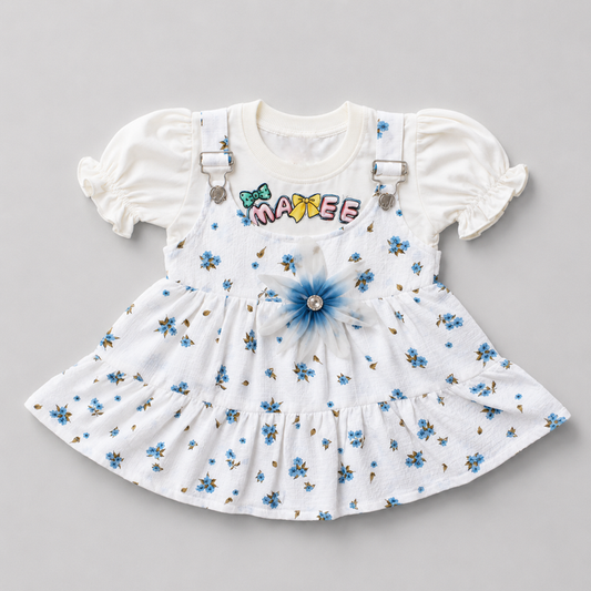 Elegant Girls Floral Layered Co-Ord Set