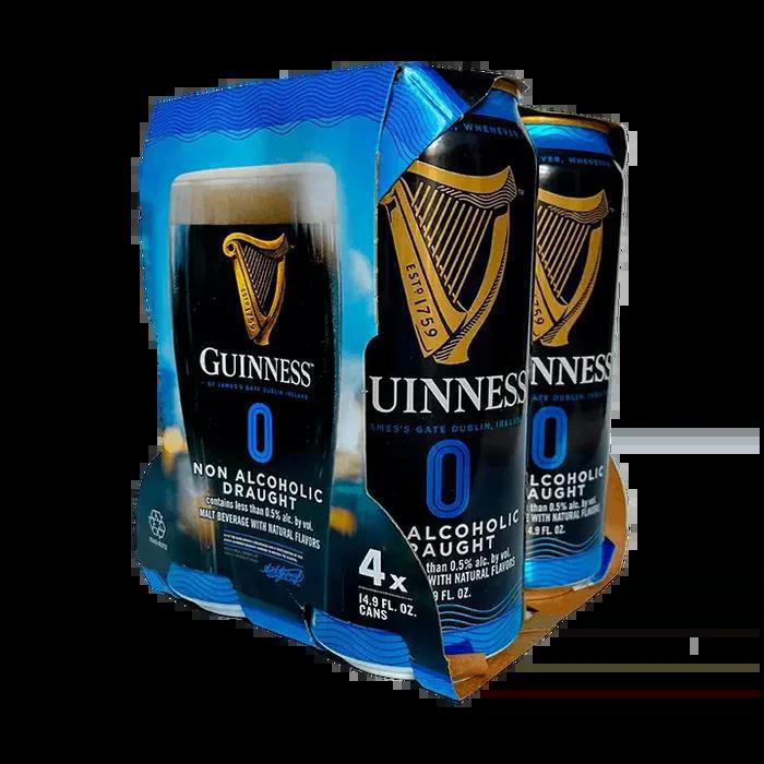 Guinness ZERO Non Alcoholic Draught  4-pack cans
