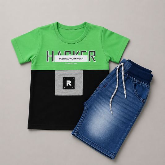 Hacker Boys Denim Co-Ord Set