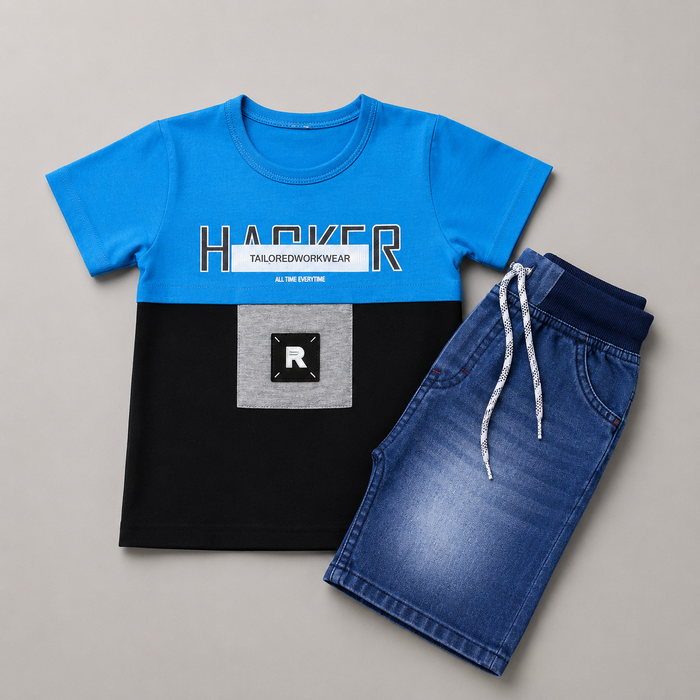 Hacker Boys Denim Co-Ord Set