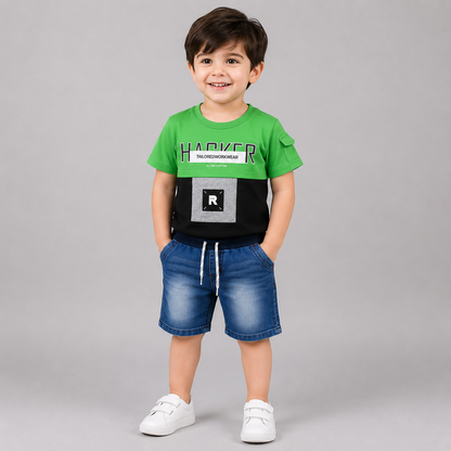 Hacker Boys Denim Co-Ord Set