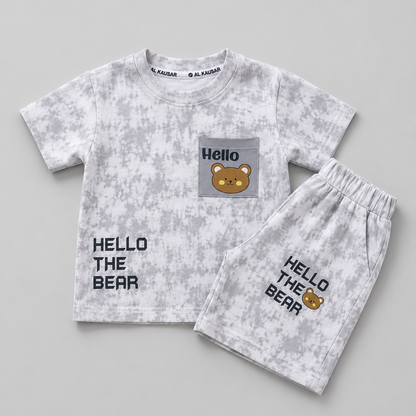 Hello Bear Tie Dye Summer Set