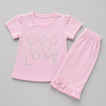 Lovely Blossom Capri Girls Set
