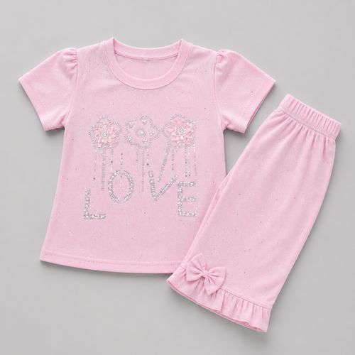 Lovely Blossom Capri Girls Set