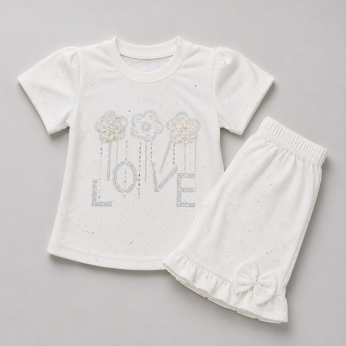 Lovely Blossom Capri Girls Set