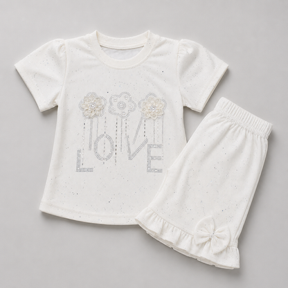 Lovely Blossom Capri Girls Set