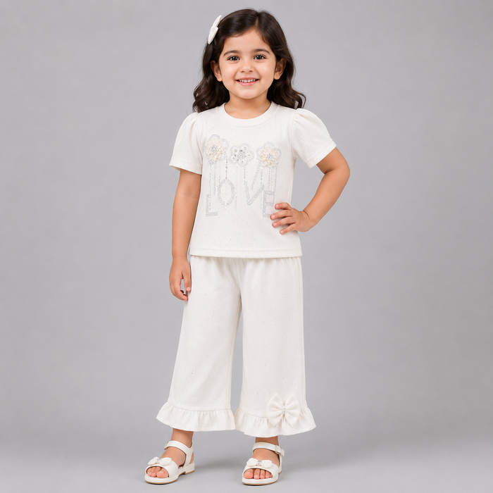 Lovely Blossom Capri Girls Set