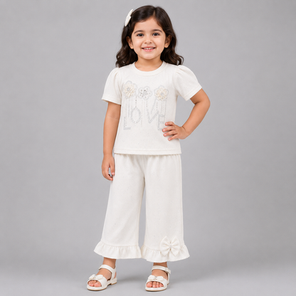 Lovely Blossom Capri Girls Set